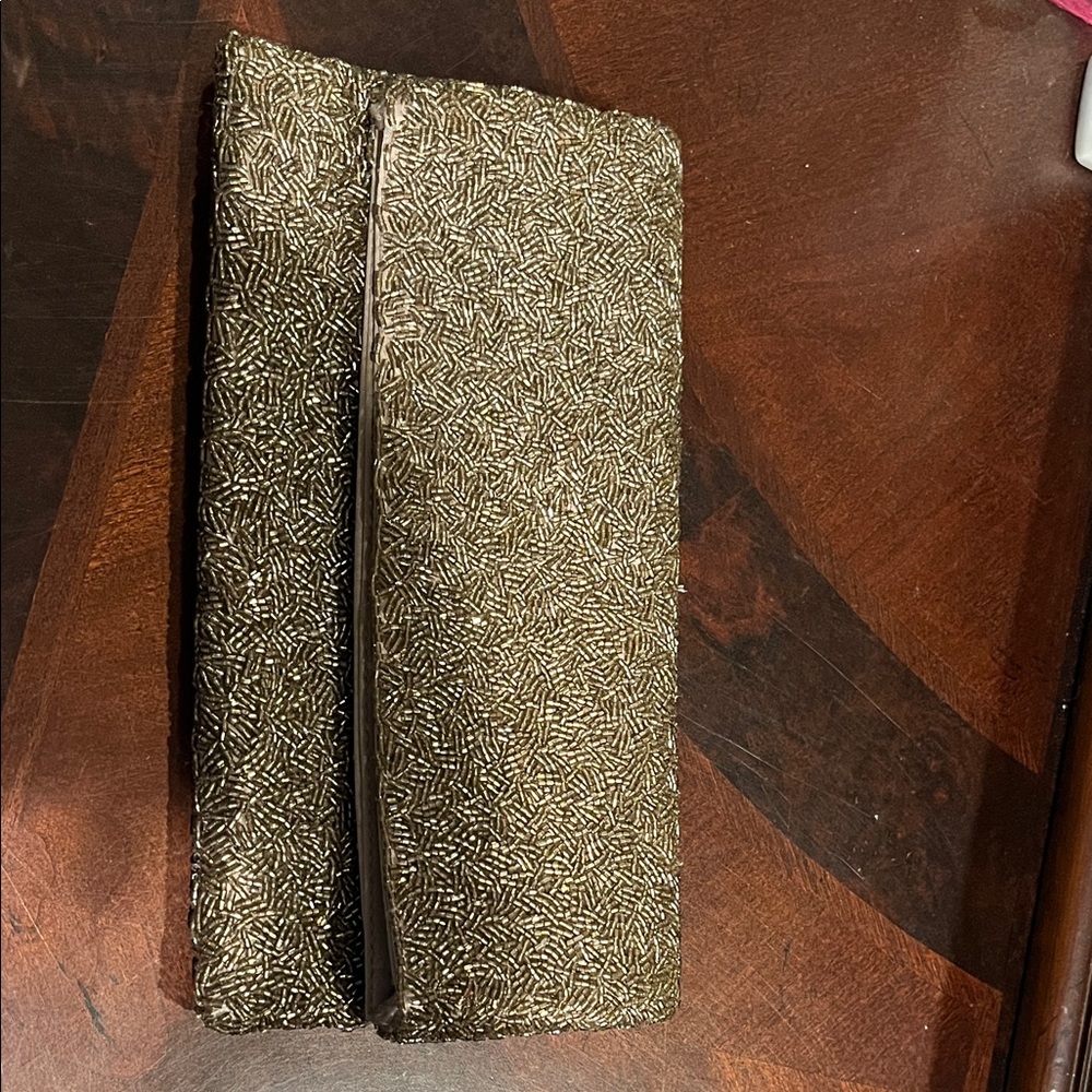 Banana Republic Shimmering Brown Clutch